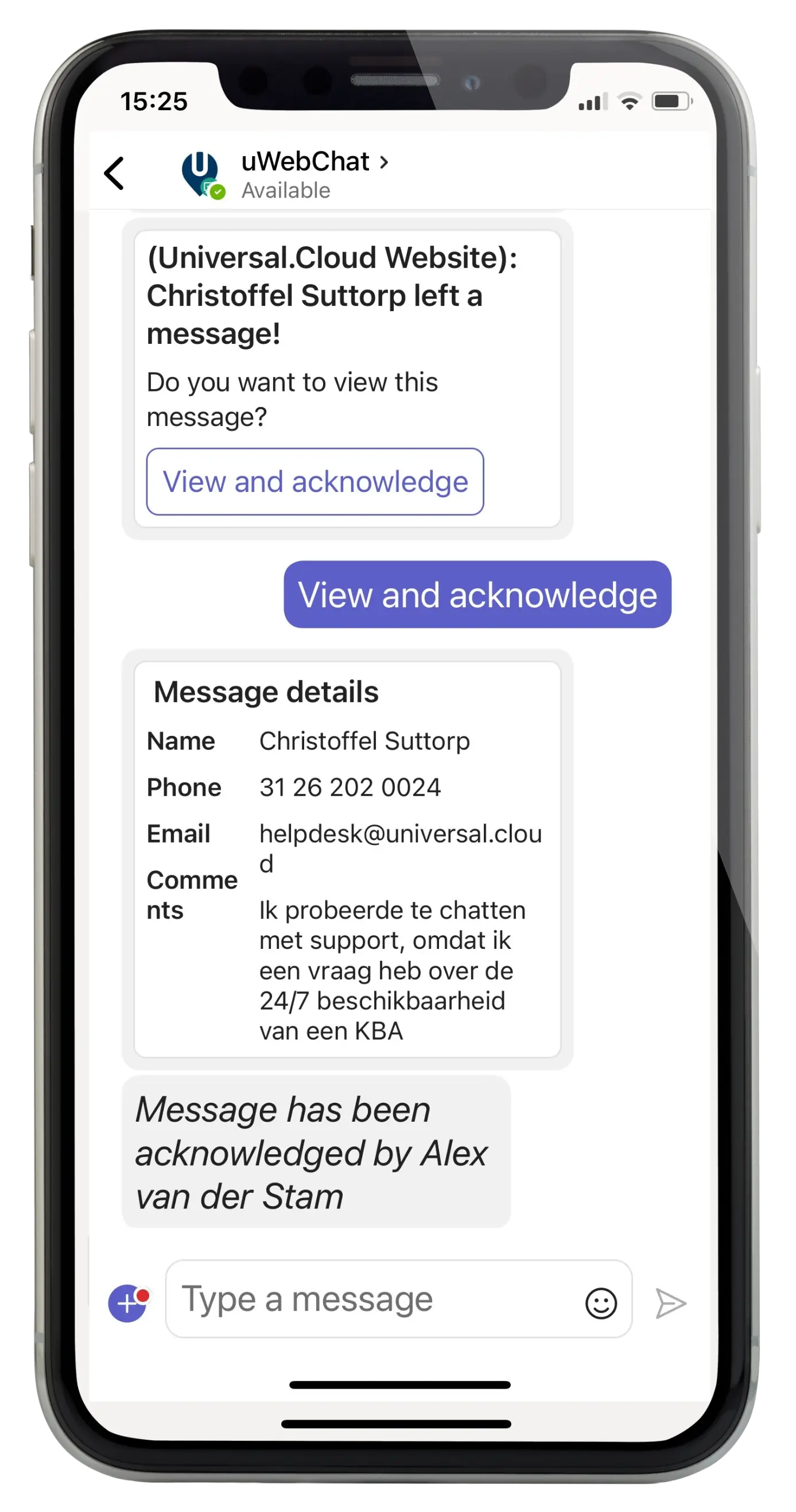 Leave a Message